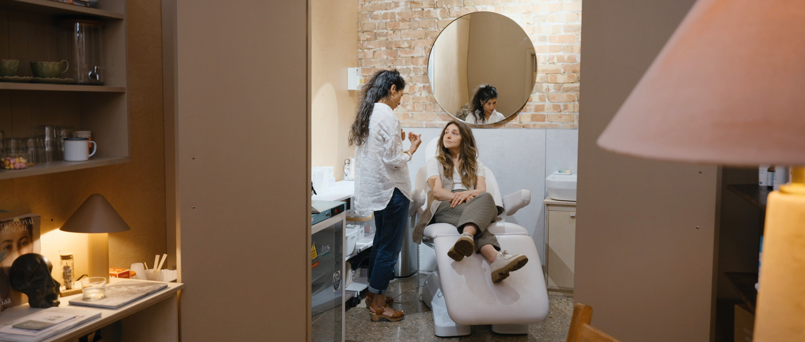 Dr Miriam A Skin Clinic treatment room in East London